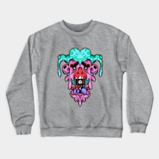 Peace and Love dude in Color Crewneck Sweatshirt